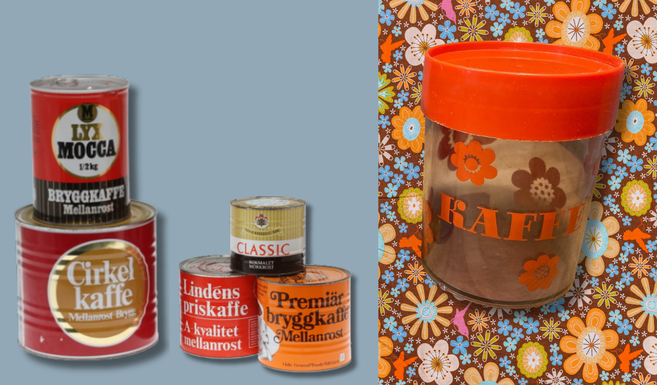 Cirkelkaffe kaffeburkar nostalgi produkter